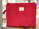 MERGAN CRAFTS - TEXTILE - Mittelgroße Beuteltasche, Tablet-Hülle — Corduroy: Grau