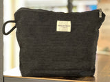 MERGAN CRAFTS - TEXTILE - Kosmetiktasche, Kosmetiktasche, Duschtasche - Cord: Schwarz