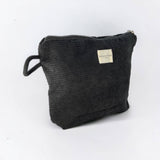 MERGAN CRAFTS - TEXTILE - Kosmetiktasche, Kosmetiktasche, Duschtasche - Cord: Schwarz