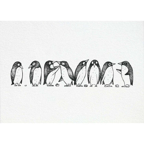 LIGARTI - Postkarte [Bambuspapier] - Pinguin Love Story