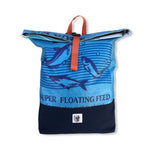 BEAD GmbH - Beadbags Life Backpack aus recycelten Reissack Ri99 mi-blau